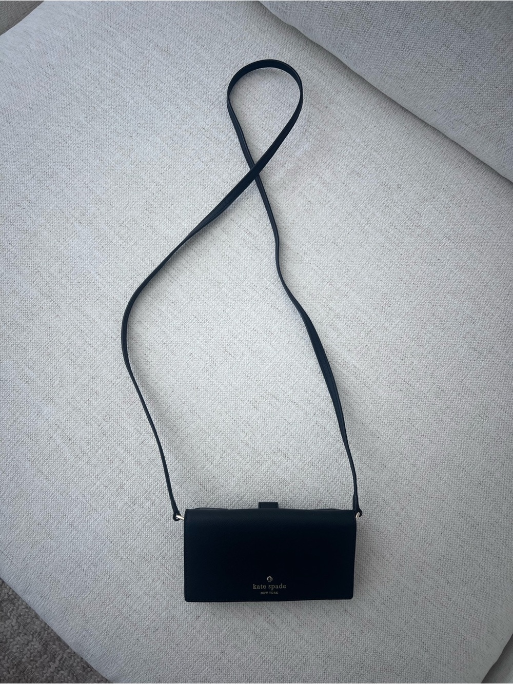 kate spade black crossbody wallet bag